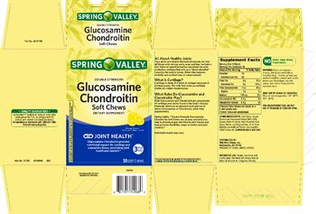 Spring Valley Double Strength Glucosamine Chondroitin Soft Chews Orange Cream - supplement