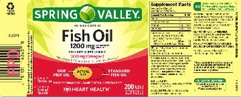 Spring Valley Enteric-Coated Fish Oil 1200 mg - supplement