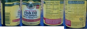 Spring Valley Enteric Coated Fish Oil Mini Softgels 1290 mg - supplement