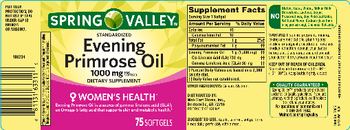 Spring Valley Evening Primrose Oil 1,000 mg - supplement
