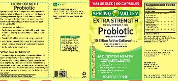 Spring Valley Extra Strength Probiotic 10 Billion - supplement