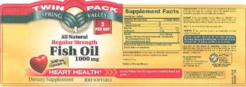 Spring Valley Fish Oil 1000 mg - supplement