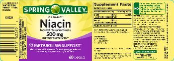 Spring Valley Flush-Free Niacin - supplement