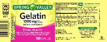 Spring Valley - Gelatin 1300 mg - 100.0 Capsule(s) | KusogLife