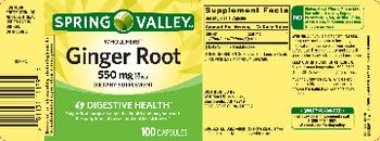 Spring Valley Ginger Root 550 mg - supplement