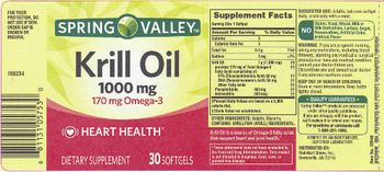 Spring Valley Krill Oil 1000 mg - supplement