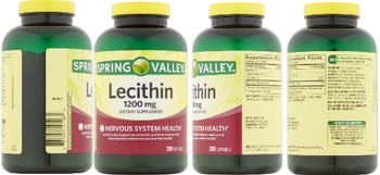 Spring Valley Lecithin 1200 mg - supplement