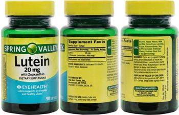 Spring Valley Lutein 20 mg - supplement