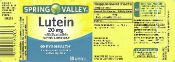 Spring Valley Lutein 20 mg - supplement