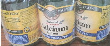 Spring Valley Natural Easy To Swallow Calcium 600 mg - supplement