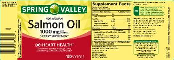 Spring Valley Norwegian Salmon Oil 1000 mg - supplement