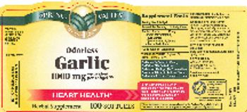 Spring Valley Odorless Garlic 1000 mg - heart supplement