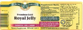 Spring Valley Premium Gold Royal Jelly - supplement