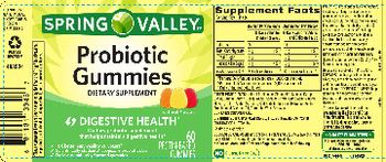 Spring Valley Probiotic Gummies - supplement