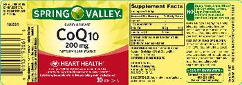 Spring Valley Rapid-Release CoQ10 200 mg - supplement