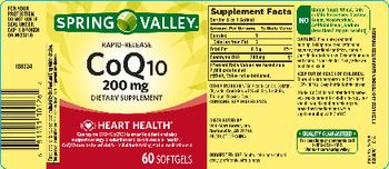 Spring Valley Rapid-Release CoQ10 200 mg - supplement