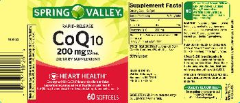 Spring Valley Rapid-Release CoQ10 200 mg - supplement