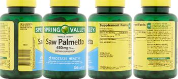 Spring Valley Saw Palmetto 450 mg - supplement