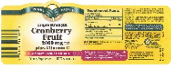 Spring Valley Triple Strength Cranberry Fruit - supplement