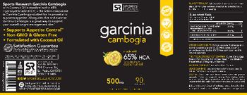 SR Sports Research Garcinia Cambogia 500 mg - supplement