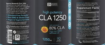 SR Sports Research High Potency CLA 1250 - supplement