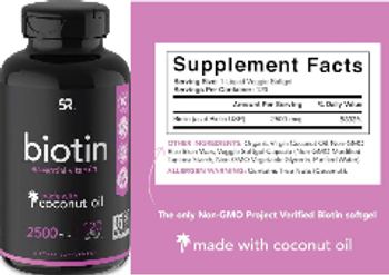SR SportsResearch Biotin 2500 mcg - supplement