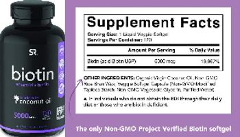 SR SportsResearch Biotin 5000 mcg - supplement