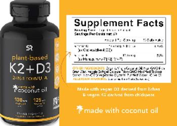 SR SportsResearch K2 + D3 - supplement