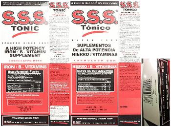 S.S.S Company S.S.S Tonic - a high potency ironbvitamin supplement