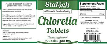 Stakich Chlorella Tablets - supplement