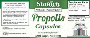 Stakich Propolis Capsules 500 mg - supplement