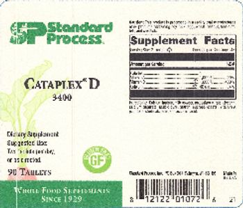 Standard Process Cataplex D - supplement