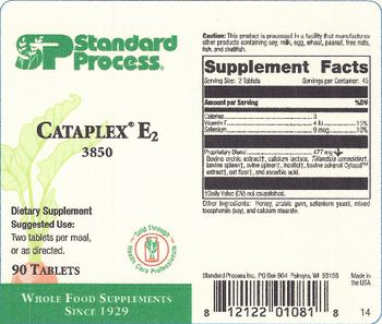 Standard Process Cataplex E2 - supplement