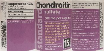 Standard Vitamins Chondroitin Sulfate 500 mg - supplement