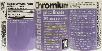 Standard Vitamins Chromium Picolinate 200 mcg - supplement