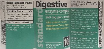 Standard Vitamins Digestive Enzyme Complex - supplement