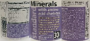 Standard Vitamins Mega Minerals - supplement