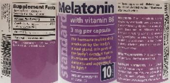 Standard Vitamins Melatonin 3 mg - supplement