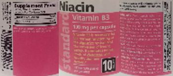 Standard Vitamins Niacin 100 mg - supplement