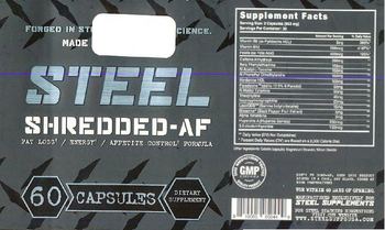 Steel Supplements Shredded-AF - supplement