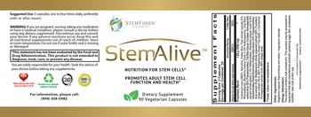 StemFoods Supplements StemAlive - supplement