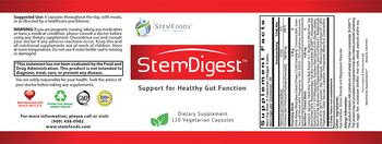 StemFoods Supplements StemDigest - supplement