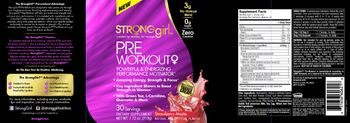 StrongGirl Pre Workout Strawberry Mojito - supplement