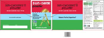 Sun Chlorella Sun-Chlorella A Powder - chlorellsupplement