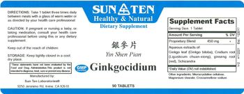 Sun Ten Ginkgocidium - supplement