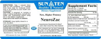 Sun Ten NeuroZac - supplement
