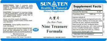 Sun Ten Nine Treasure Formula - supplement