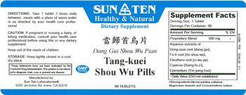 Sun Ten Tang-Kuei Shou Wu Pills - supplement