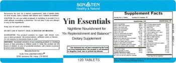 Sun Ten Yin Essentials - supplement