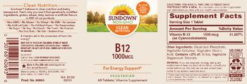 Sundown B12 1000 mcg - vitamin supplement